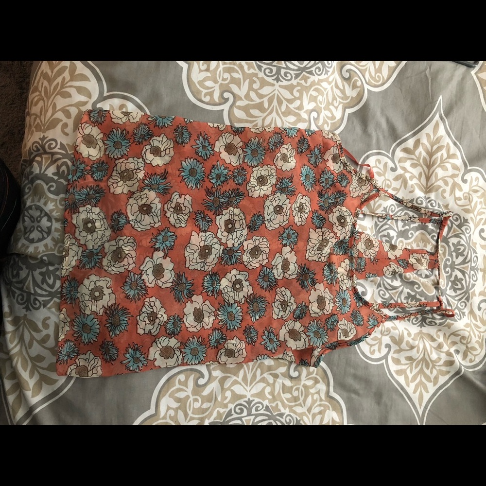 Summer floral top